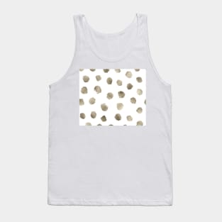 Gold foil dots Tank Top